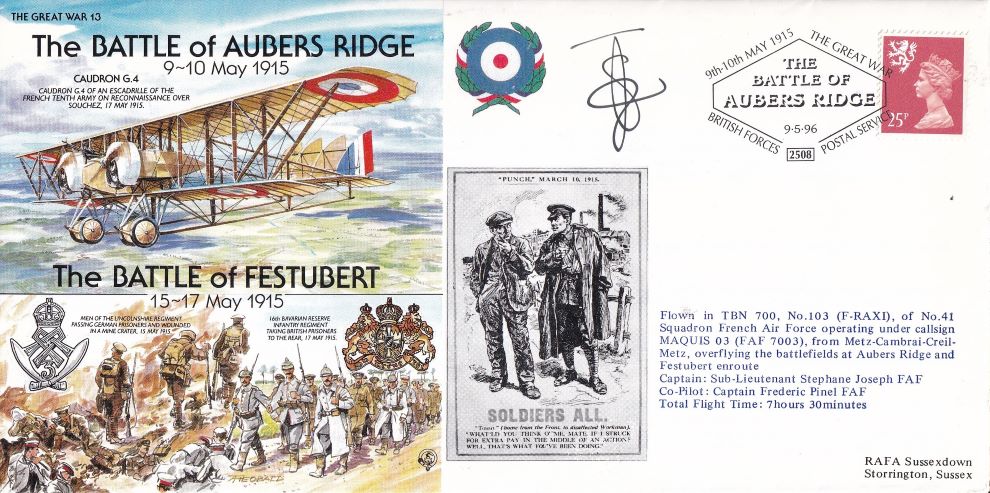 THE GREAT WAR #13 1996- THE BATTLE OF AUBERS RIDGE & FESTUBERT- Signed copy