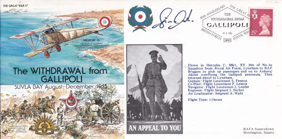 THE GREAT WAR #17 1996- WITHDRAWAL FROM GALLIPOLI -  Signed copy