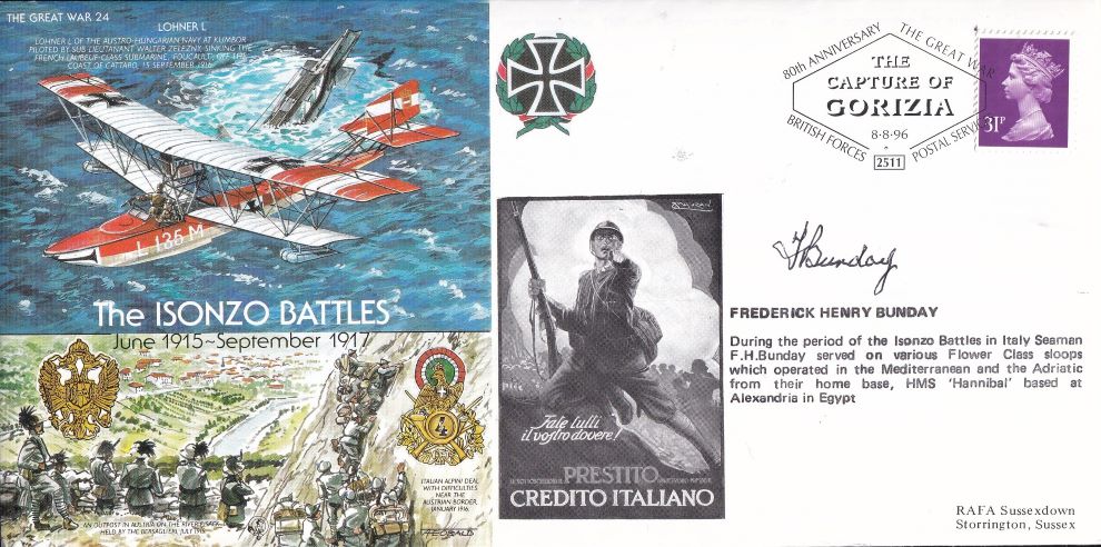 THE GREAT WAR #24 1996 - THE ISONZO BATTLES- Signed copy