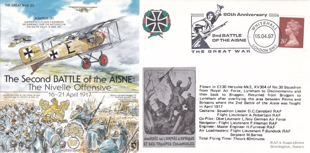 THE GREAT WAR #33 1997 - THE SECOND BATTLE OF THE AISNE