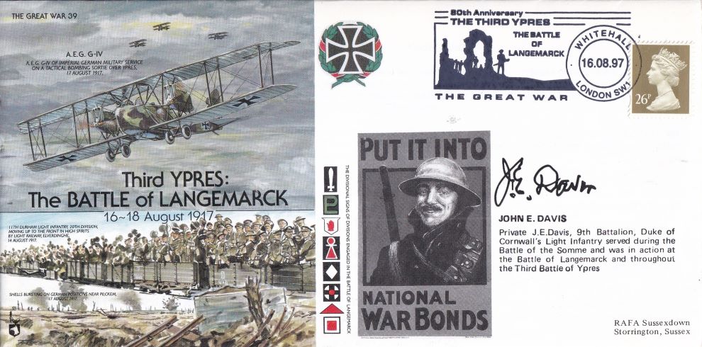 THE GREAT WAR #39 1997 - THIRD YPRES: BATTLE OF LANGEMARCK - Signed copy