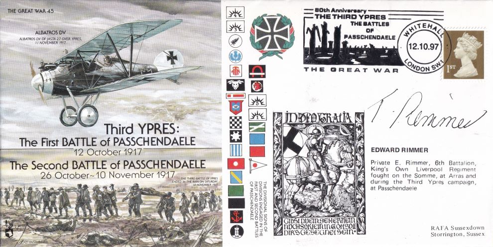 THE GREAT WAR #45 1997 - THIRD YPRES: FIRST & SECOND BATTLE OF PASSCHENDAELE - Signed copy