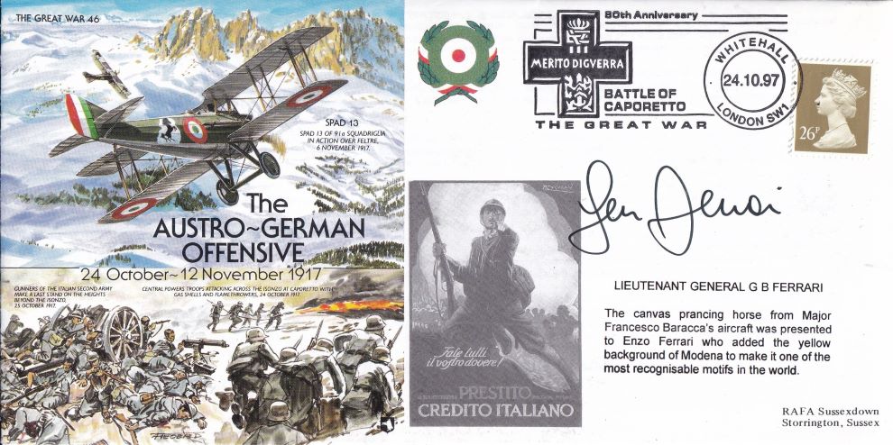 THE GREAT WAR #46 1997 - AUSTRO-GERMAN OFFENSIVE - Signed copy