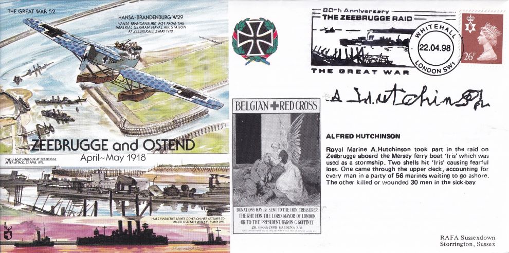 THE GREAT WAR #52 1998 - ZEEBRUGGE AND OSTEND - Signed copy