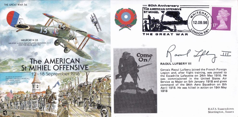 THE GREAT WAR #56 1998 - THE AMERICAN St MIHIEL OFFENSIVE- Signed copy