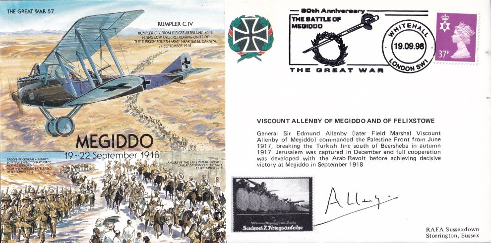 THE GREAT WAR #57 1998 - MEGIDDO- Signed copy