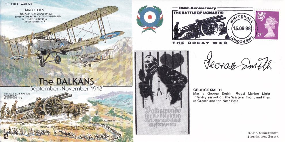 THE GREAT WAR #60 1998 - THE BALKANS  -  Signed copy