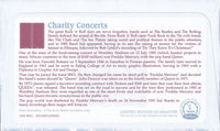 GB 1999 FREDDIE MERCURY - CHARITY CONCERT COVER