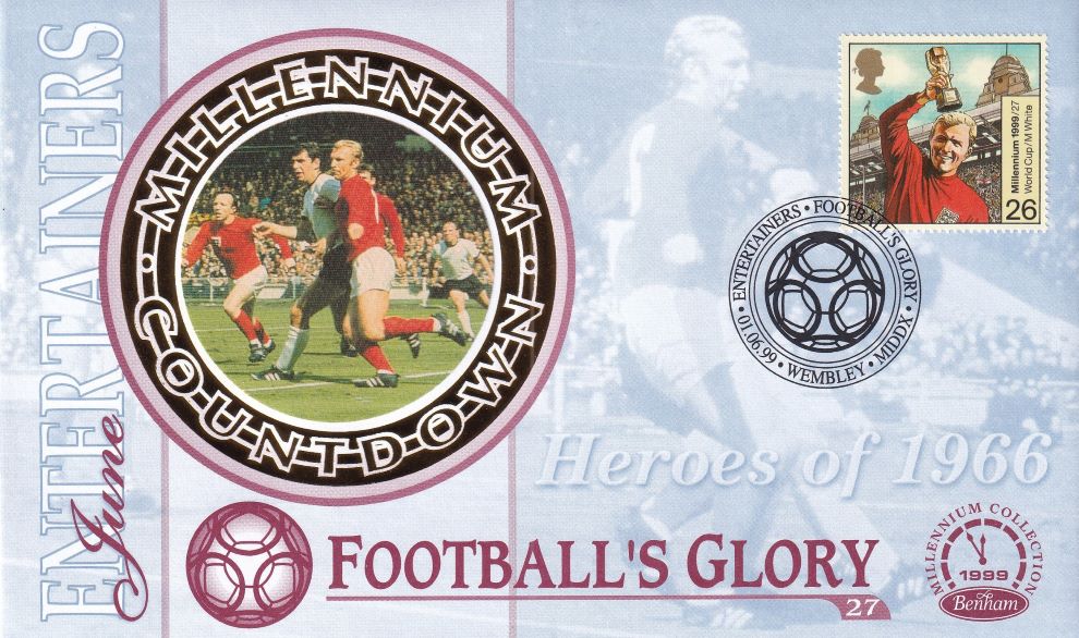 GB 1999 HEROES OF 1966 SOCCER-FOOTBALL COVER