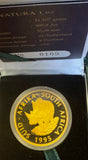 1995 RHINO  NATURA PROOF  ONE OUNCE