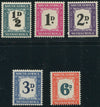 SA 1948-49  POSTAGE DUE SET-SACC D33-7