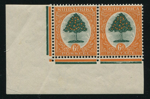 SA 1926 LONDON PRINTING 6d MNH - SACC 31L - CORNER PAIR