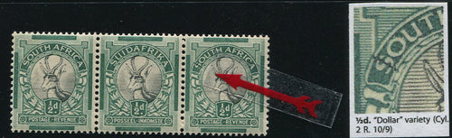 SA 1930 ROTO 1/2d MNH $ VARIETY - SACC 42i