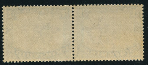 1936 ROTO 1/- YELLOW- BROWN & PRUSSIAN BLUE INVERTED WATERMARK- MNH - SACC 49b