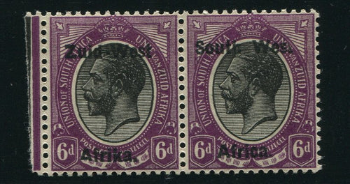 SWA 1923 6d BLACK & MAUVE  MNH - SACC 31a