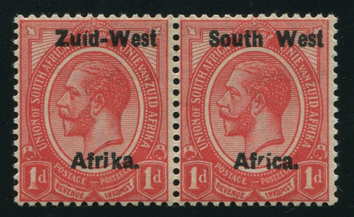 SWA 1923 1d "BROKEN 'R"  MINT - SACC 2v