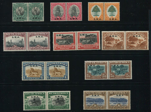 SWA 1927-1930 LONDON PICTORIALS MNH - SACC 81/90