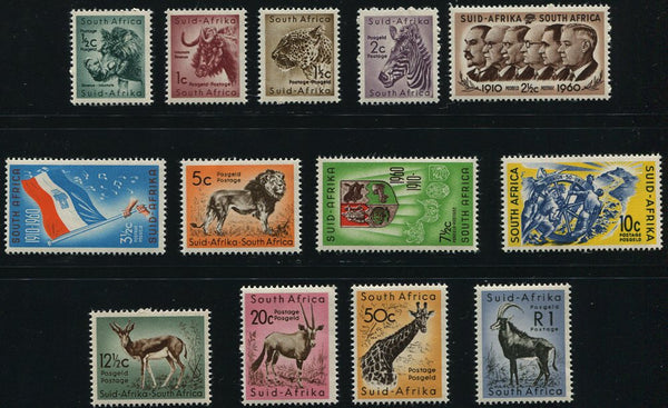 1961 NEW CURRENCY DEFINITIVES  MNH- SACC 184-196