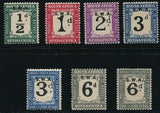 SWA 1928 POSTAGE DUES   MNH - SACC D39-45