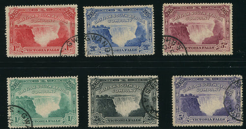 RHODESIA 1905 VICTORIA FALLS SET FINE USED