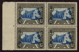 1935-1950 10/- OFFICIAL BLOCK OF 4 MNH/MINT -SACC O34