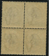 SA 1913 KGV 10/- KINGSHEAD BLOCK OF 4 MNH/MINT - SACC 15