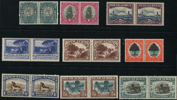 1947-1954 HYPHENATED & SCREENED DEFINITIVES  MNH- SACC 113-121