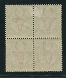 SWA 1923 TYPE 1 2/6 BLOCK OF 4  M/MNH - SACC 9