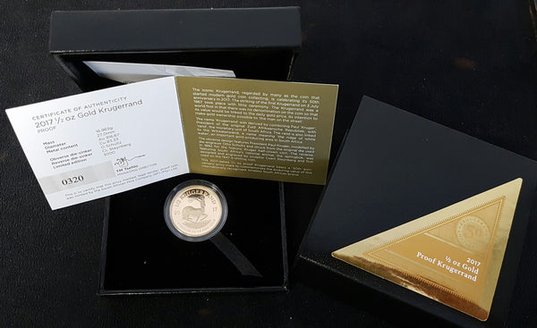 2017 50th ANNIVERSARY OF THE KRUGERRAND - 1/2 OUNCE PROOF COIN