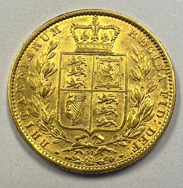 GREAT BRITAIN 1869  GOLD  SOVEREIGN - SUPERB