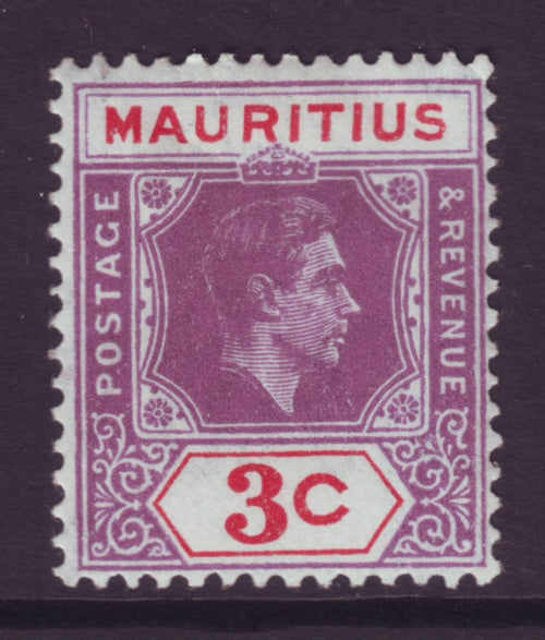 MAURITIUS 1938/49   KGV1 SET OF 12 PLUS SHADES MINT