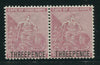 CAPE OF GOOD HOPE 1880 SCARCE 3d OVERPRINT PAIR MNH!