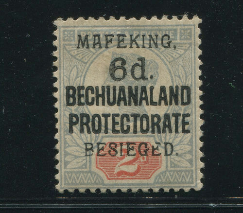 MAFEKING 1900 6d on 2d - A  SOUND MINT EXAMPLE