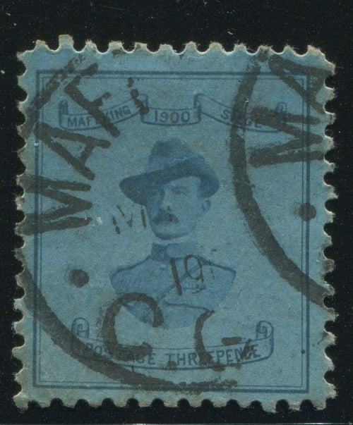 MAFEKING 1900 3d BADEN-POWELL PALE BLUE FINE USED