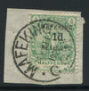 MAFEKING 1900 1d on 1/2d - FINE USED ON PIECE