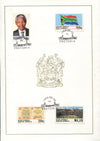 1994 INAUGURATION VIP FOLDER SIGNED BY PRESIDENT MANDELA