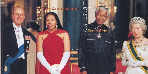 2001 "MANY FACES" BOOKLET SIGNED BY PRESIDENT MANDELA -1O TIMES!