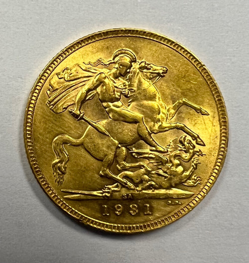 SA 1931 GOLD SOVEREIGN