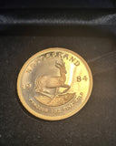 RSA 1984   PROOF ONE OUNCE KRUGERRAND IN BOX