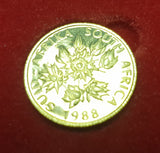 1988  PROTEA HUGUENOT ONE TENTH GOLD PROOF
