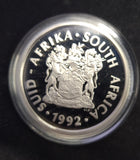 1992  PROOF SILVER TWO RAND -  COINAGE