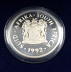 1992 COINAGE SILVER TWO RAND ONE OUNCE