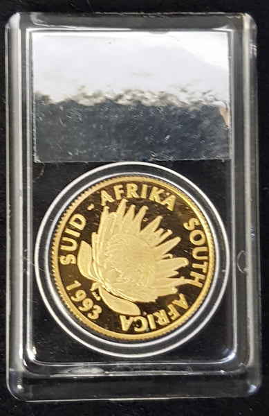 1993 PROTEA BANKING ONE TENTH GOLD PROOF