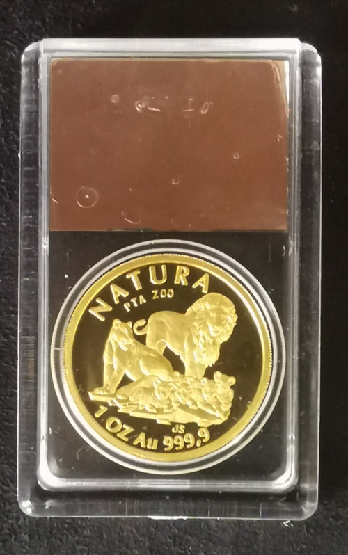 1994 LION  "PRETORIA ZOO" ONE OUNCE NATURA