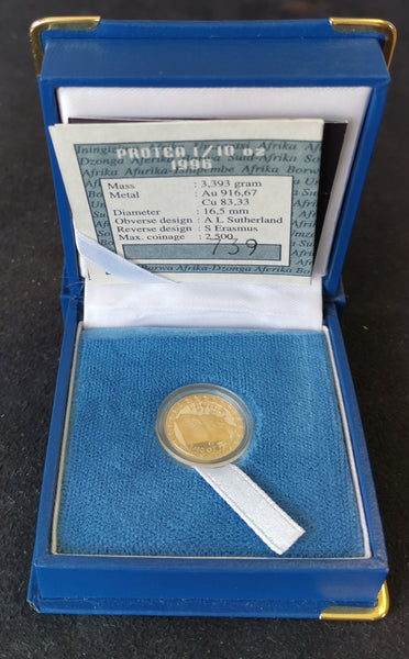 1996 PROTEA ONE TENTH OUNCE GOLD - CONSTITUTION