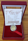 1997 HEART TRANSPLANT  R1,00  PROOF ONE  TENTH OUNCE GOLD