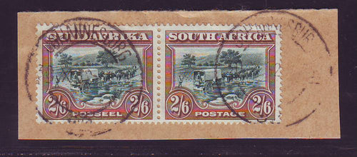 SA 1927 2/6  LONDON PRINTING SUPERB USED ON PIECE- SACC 37