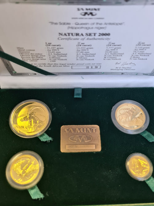 RSA 2000 NATURA SABLE GOLD SET