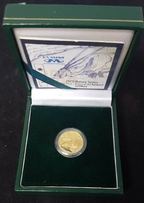 2001 ORYX NATURA ONE TENTH GOLD - SCARCE!