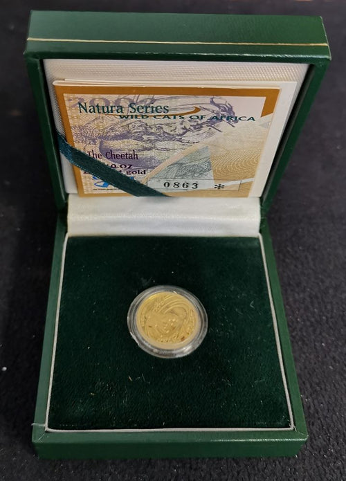 2002 CHEETAH  NATURA ONE TENTH GOLD - SCARCE!